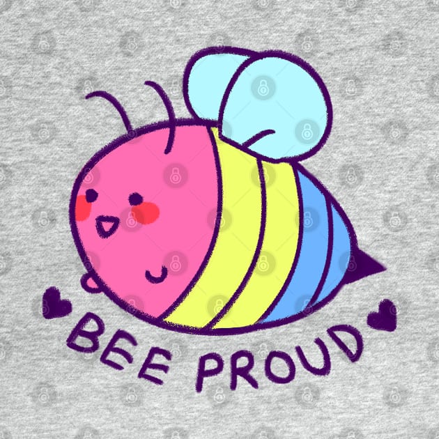 BEE proud: pansexual flag by strasberrie